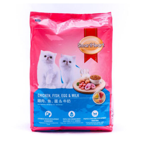 Smart Heart Kitten Cat Food 2.8kg chickenfish and egg